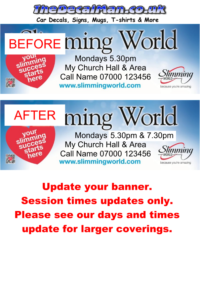Banner update session times only