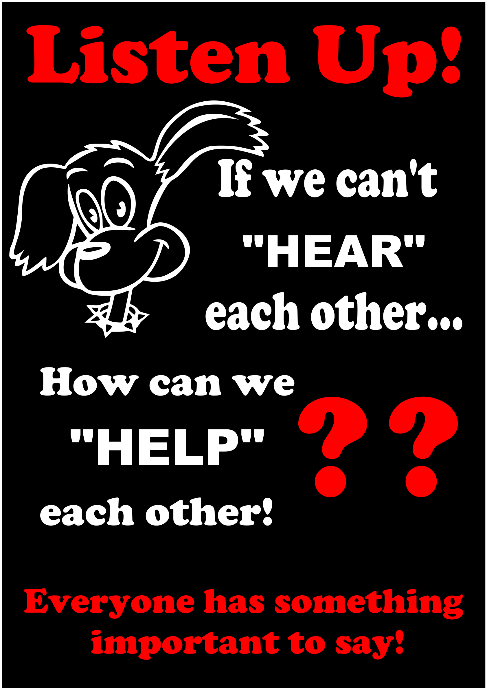 Listen up