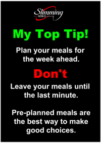Plan your sw meals