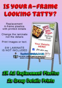a-frame plastics and prints A2
