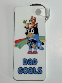 dad goals keyring