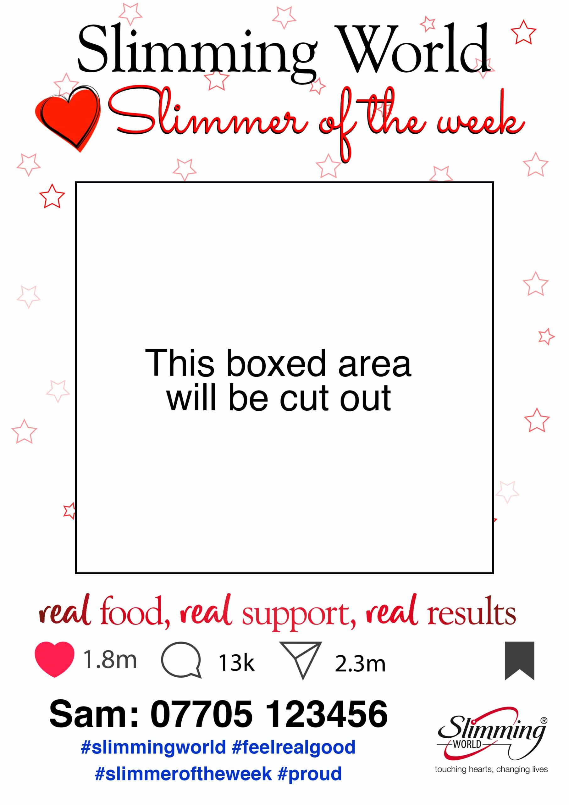 Selfie Frame slimmer of the week