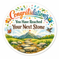 Next stone achievement stickers