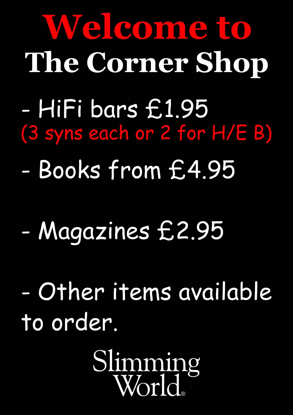 Corner shop