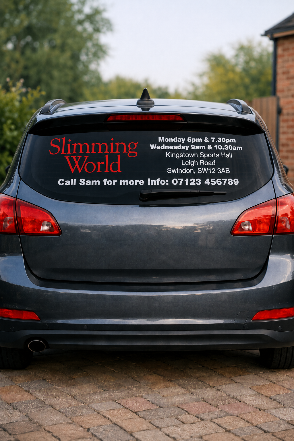 SW car window decal