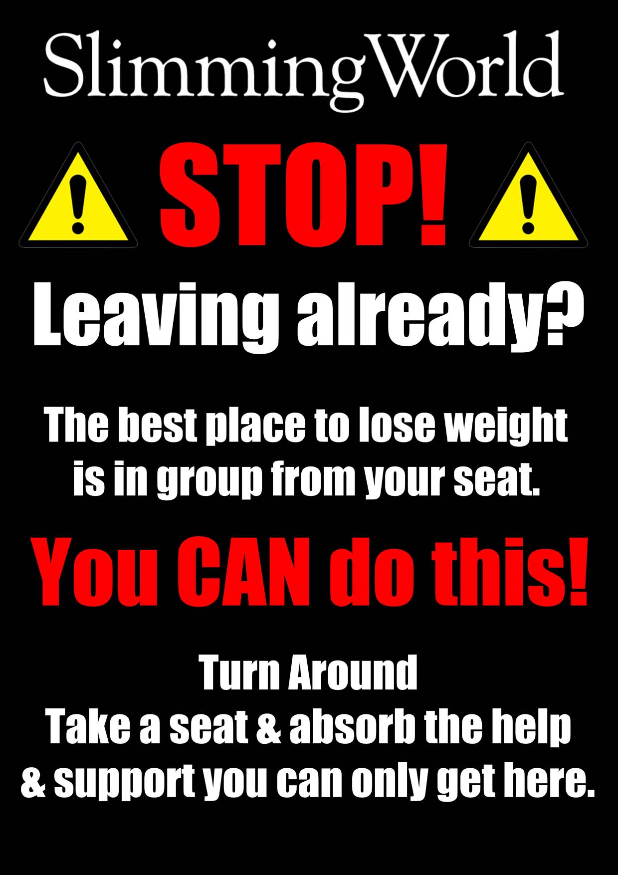 Leaving visual