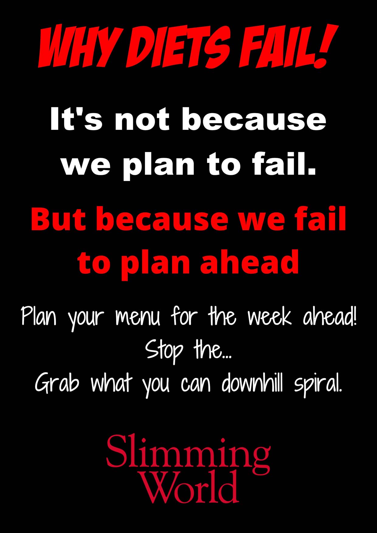 Why diets fail